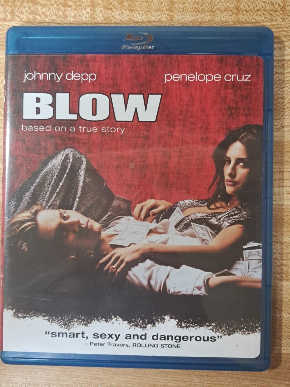 Blow 2001  Blu-ray Johnny Depp Crime Bio Penélope Cruz Warner Brothers